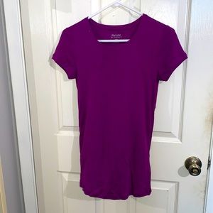 Purple long tee